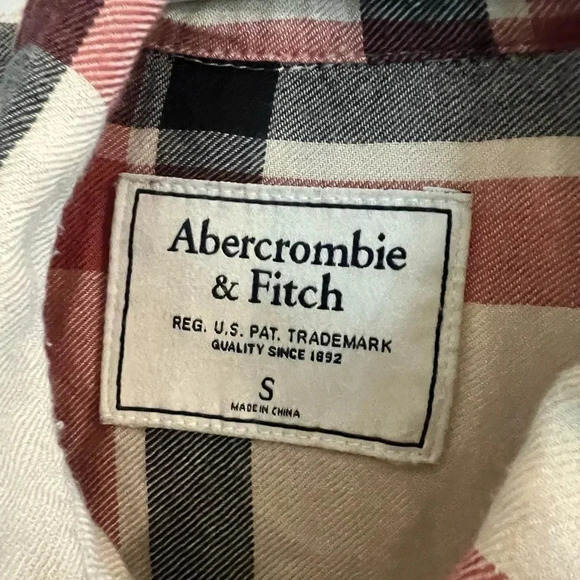 Abercrombie and Fitch Women’s Size Small Flannel - Picture 3 of 7